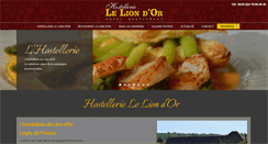 Desktop Screenshot of hotel-leliondor.net