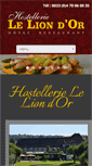 Mobile Screenshot of hotel-leliondor.net